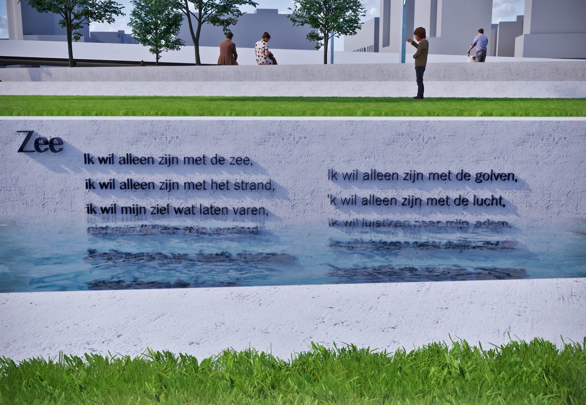 Render floating park